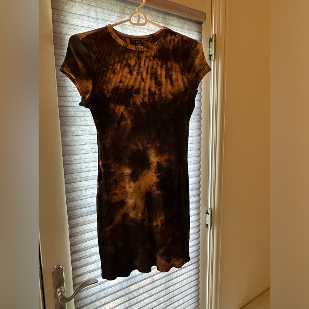 black t-shirt dress